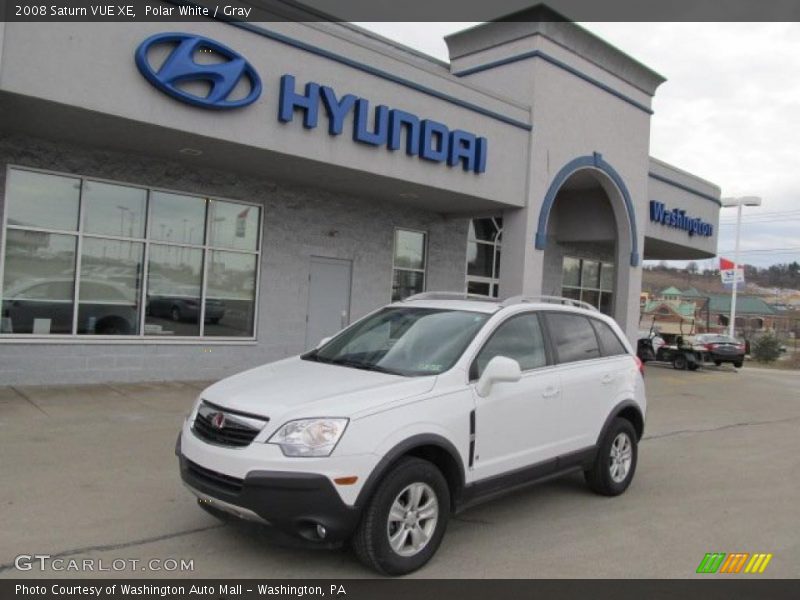 Polar White / Gray 2008 Saturn VUE XE