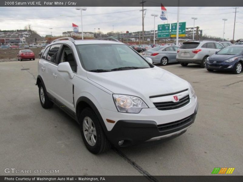 Polar White / Gray 2008 Saturn VUE XE