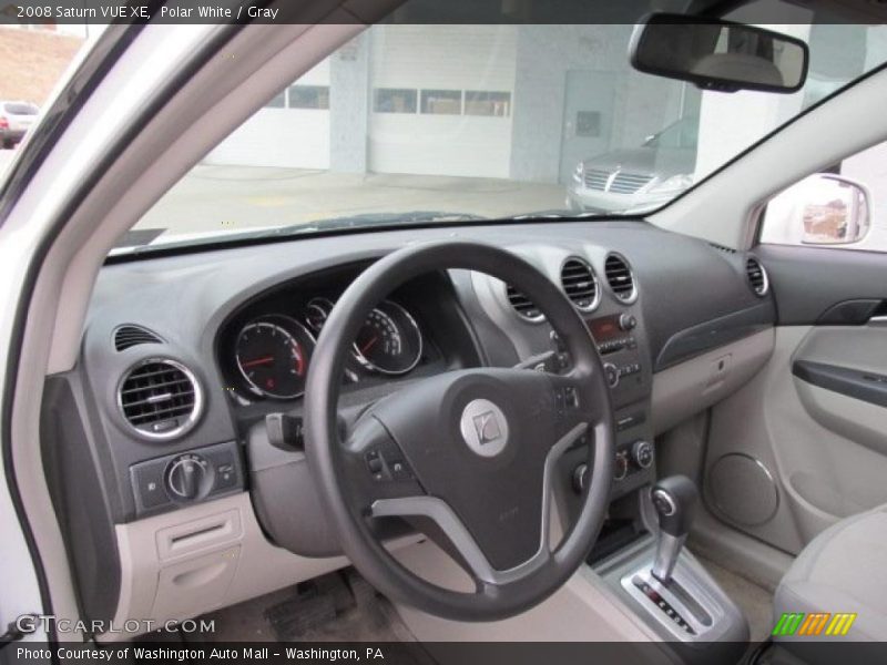 Polar White / Gray 2008 Saturn VUE XE