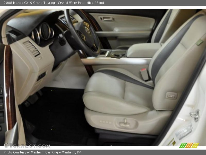 Crystal White Pearl Mica / Sand 2008 Mazda CX-9 Grand Touring