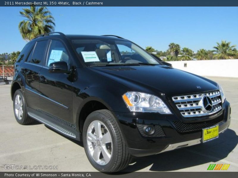 Black / Cashmere 2011 Mercedes-Benz ML 350 4Matic