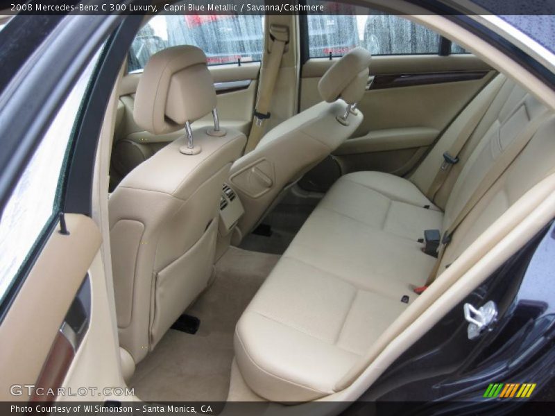 Capri Blue Metallic / Savanna/Cashmere 2008 Mercedes-Benz C 300 Luxury