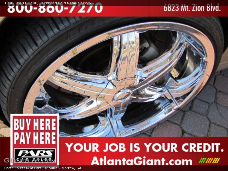 Burnished Gold Metallic / Ivory 1998 Lexus GS 400