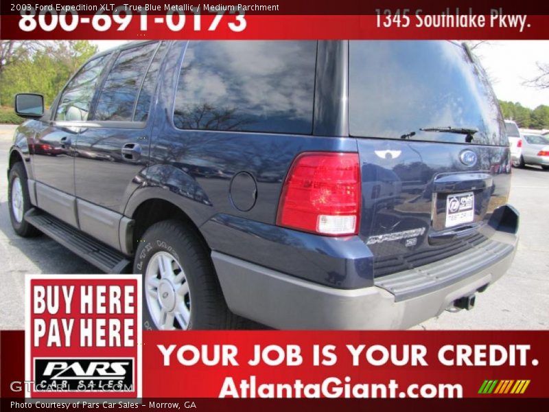 True Blue Metallic / Medium Parchment 2003 Ford Expedition XLT