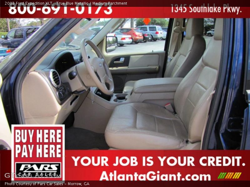 True Blue Metallic / Medium Parchment 2003 Ford Expedition XLT