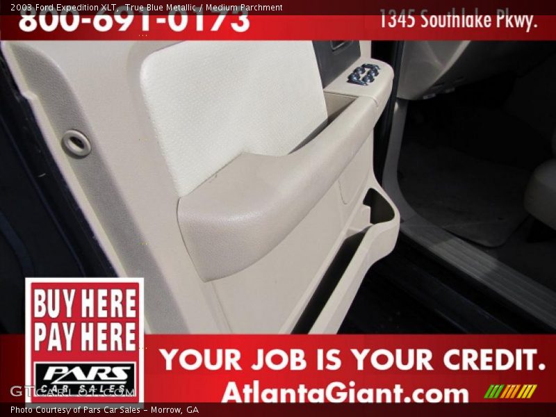 True Blue Metallic / Medium Parchment 2003 Ford Expedition XLT