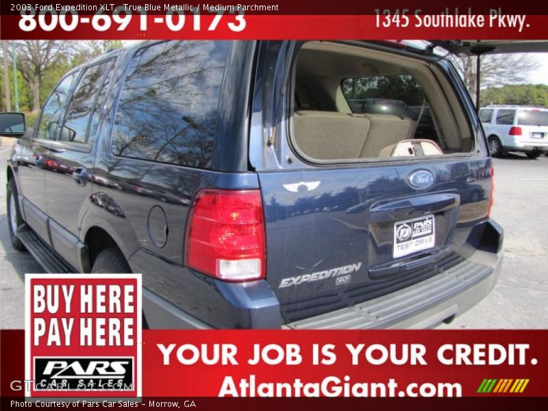 True Blue Metallic / Medium Parchment 2003 Ford Expedition XLT