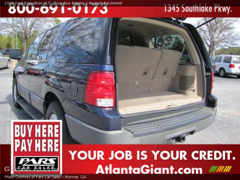 True Blue Metallic / Medium Parchment 2003 Ford Expedition XLT