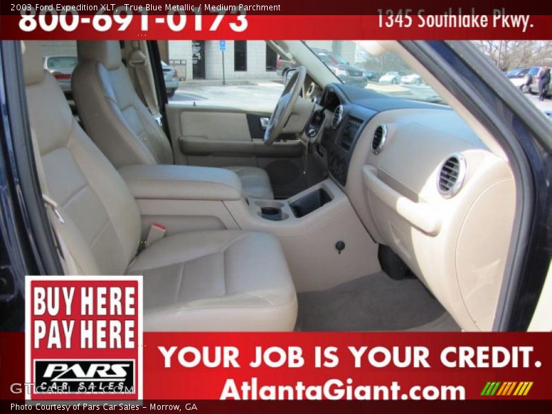 True Blue Metallic / Medium Parchment 2003 Ford Expedition XLT