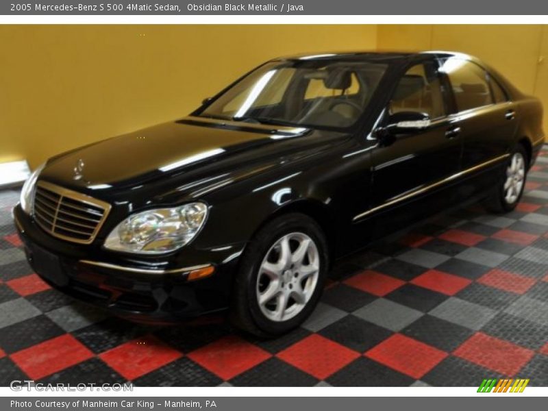 Obsidian Black Metallic / Java 2005 Mercedes-Benz S 500 4Matic Sedan