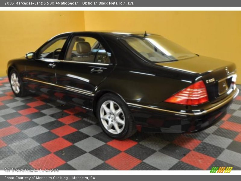 Obsidian Black Metallic / Java 2005 Mercedes-Benz S 500 4Matic Sedan