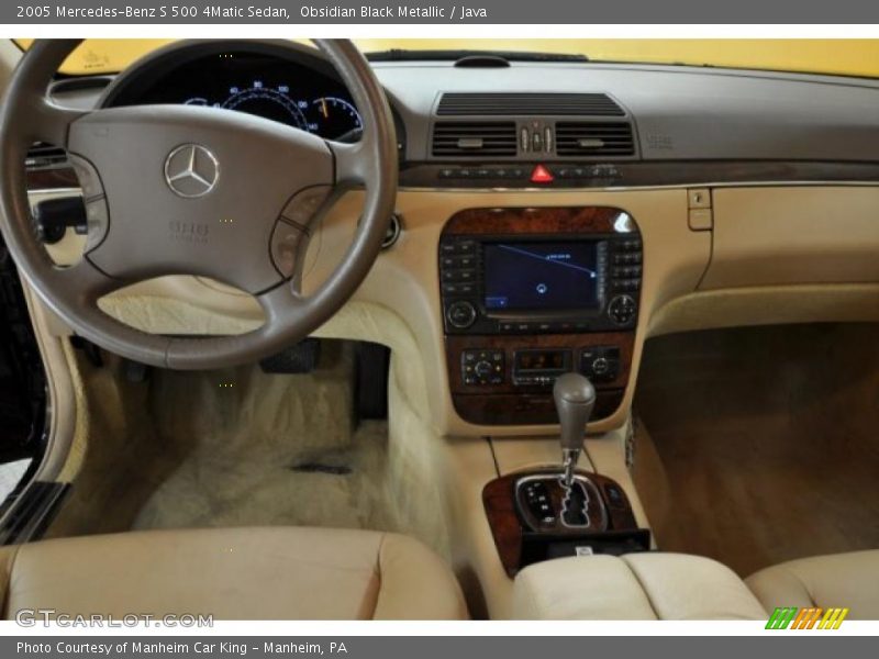 Obsidian Black Metallic / Java 2005 Mercedes-Benz S 500 4Matic Sedan