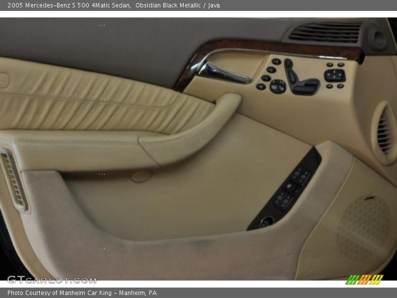 Obsidian Black Metallic / Java 2005 Mercedes-Benz S 500 4Matic Sedan