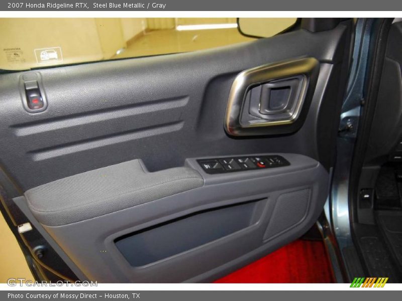 Steel Blue Metallic / Gray 2007 Honda Ridgeline RTX