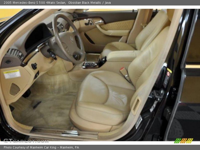 Obsidian Black Metallic / Java 2005 Mercedes-Benz S 500 4Matic Sedan
