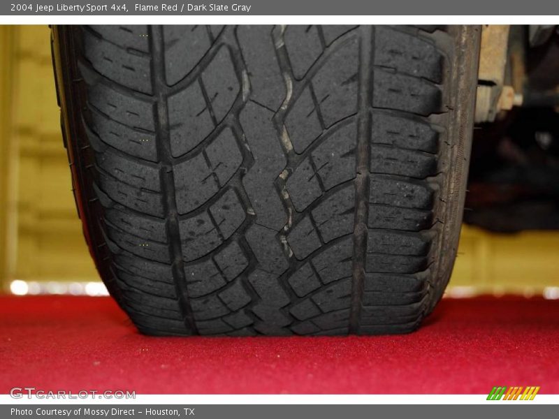 Flame Red / Dark Slate Gray 2004 Jeep Liberty Sport 4x4