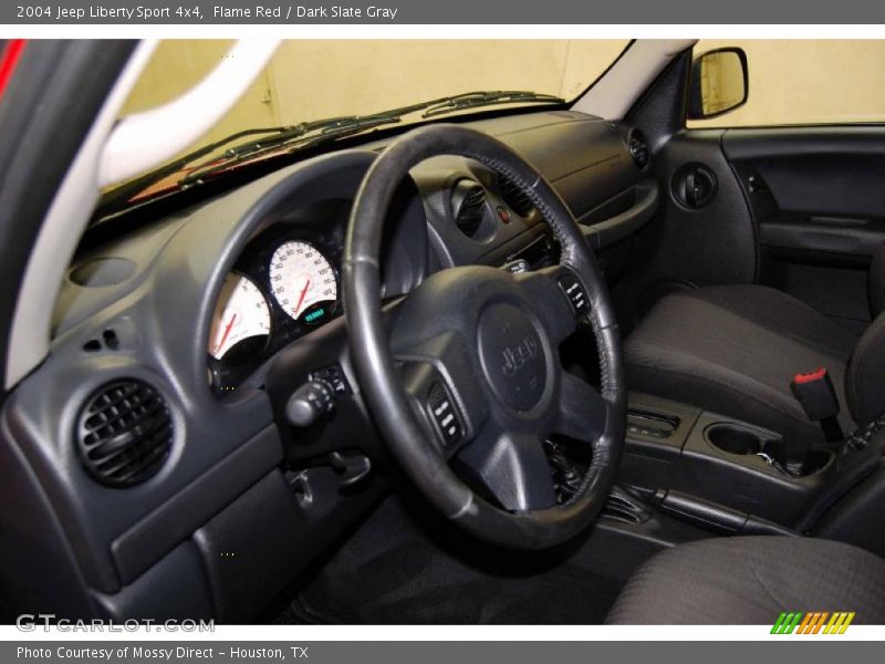 Flame Red / Dark Slate Gray 2004 Jeep Liberty Sport 4x4