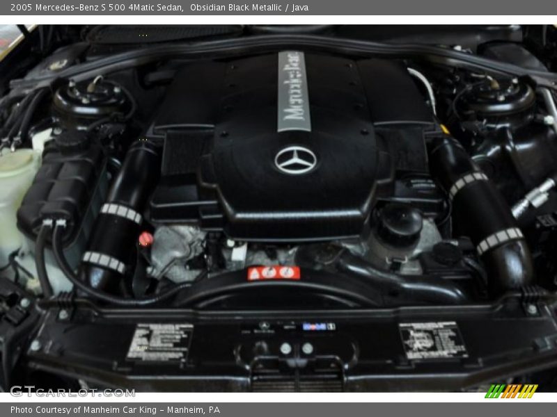 Obsidian Black Metallic / Java 2005 Mercedes-Benz S 500 4Matic Sedan