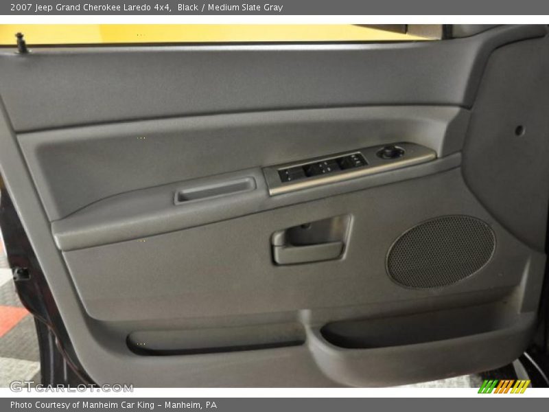 Black / Medium Slate Gray 2007 Jeep Grand Cherokee Laredo 4x4