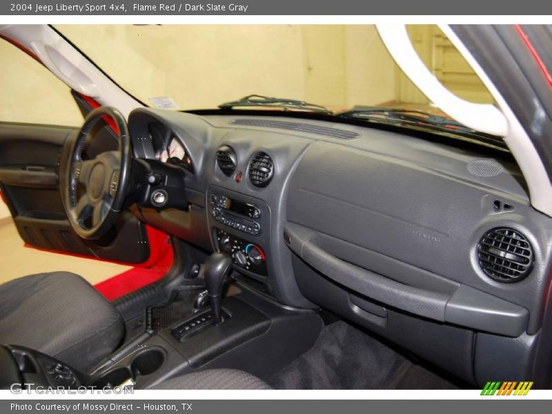 Flame Red / Dark Slate Gray 2004 Jeep Liberty Sport 4x4