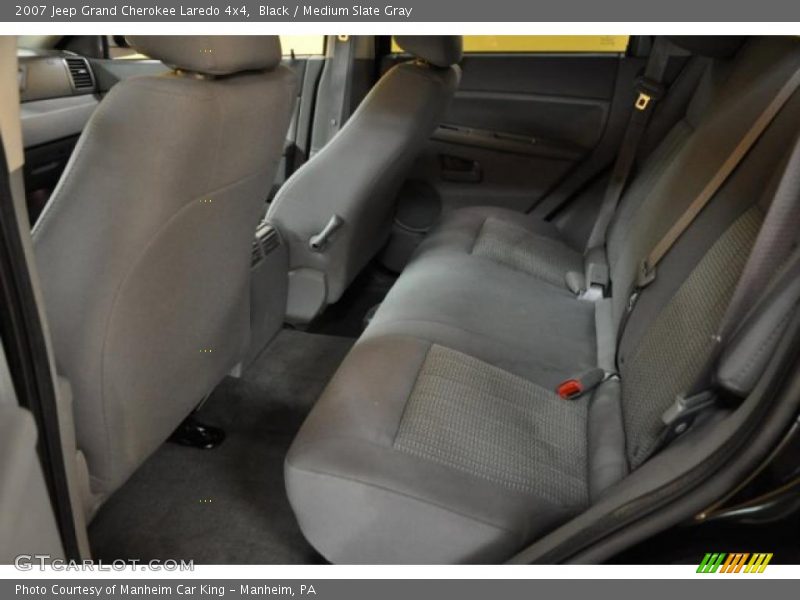 Black / Medium Slate Gray 2007 Jeep Grand Cherokee Laredo 4x4