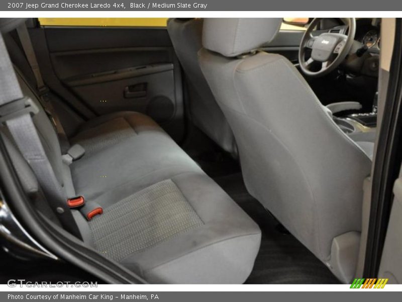 Black / Medium Slate Gray 2007 Jeep Grand Cherokee Laredo 4x4