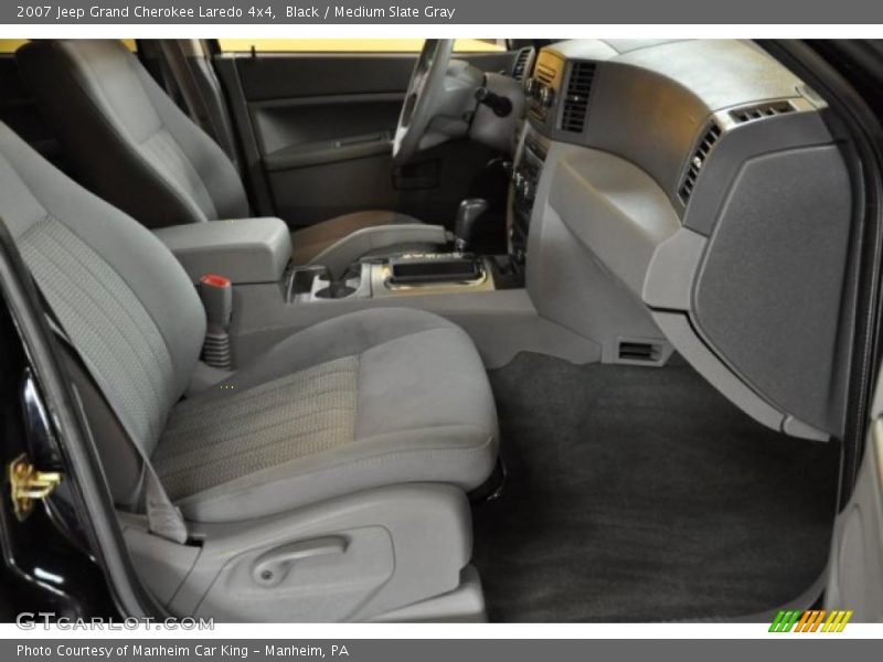 Black / Medium Slate Gray 2007 Jeep Grand Cherokee Laredo 4x4
