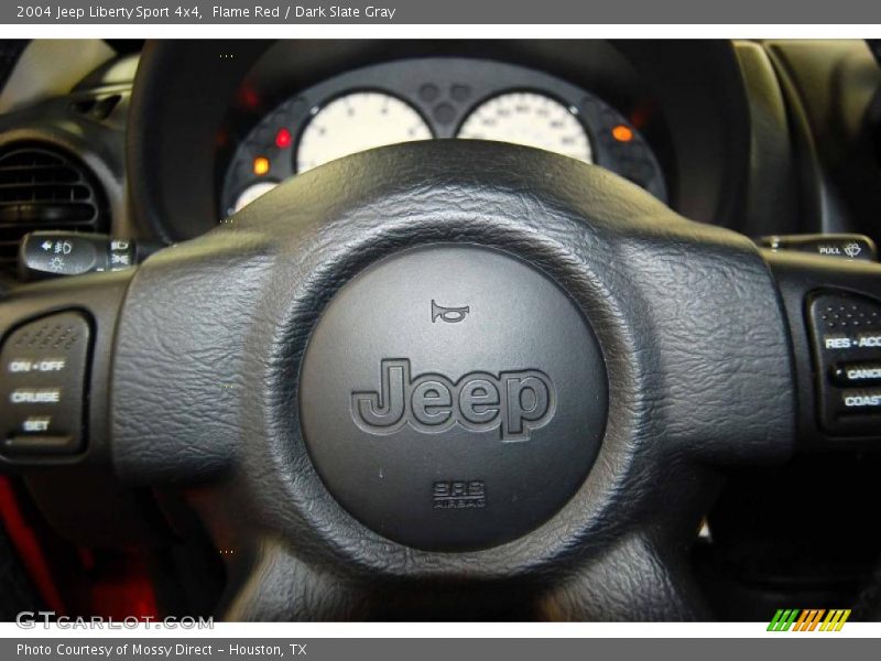 Flame Red / Dark Slate Gray 2004 Jeep Liberty Sport 4x4