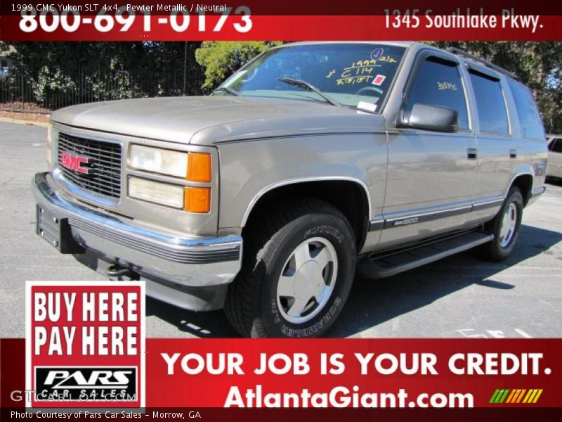 Pewter Metallic / Neutral 1999 GMC Yukon SLT 4x4