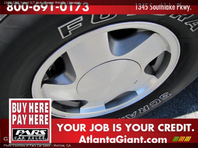 Pewter Metallic / Neutral 1999 GMC Yukon SLT 4x4