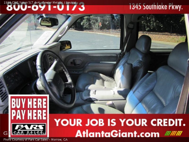 Pewter Metallic / Neutral 1999 GMC Yukon SLT 4x4