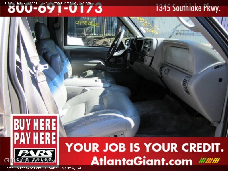 Pewter Metallic / Neutral 1999 GMC Yukon SLT 4x4
