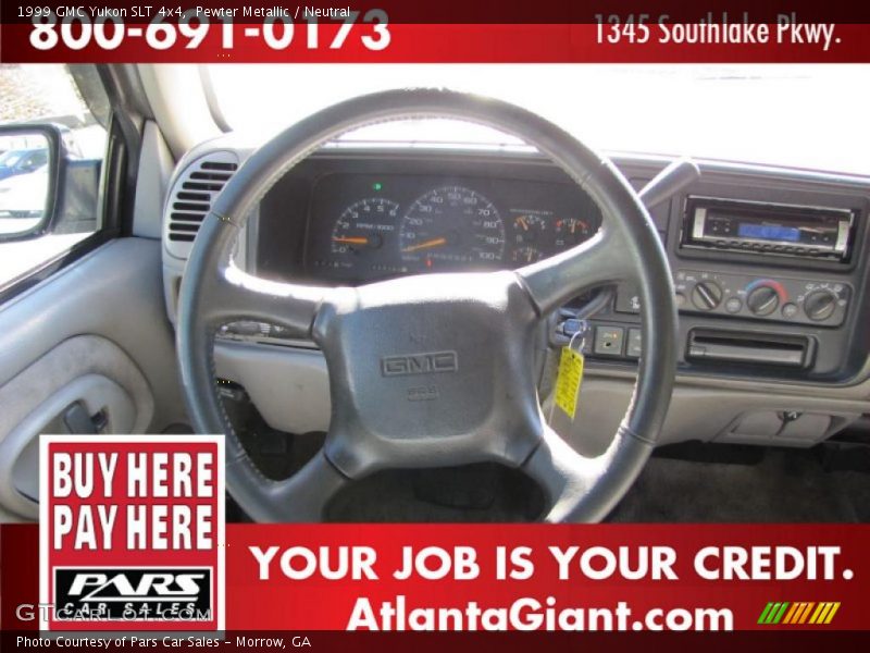 Pewter Metallic / Neutral 1999 GMC Yukon SLT 4x4