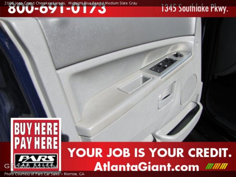 Midnight Blue Pearl / Medium Slate Gray 2006 Jeep Grand Cherokee Laredo