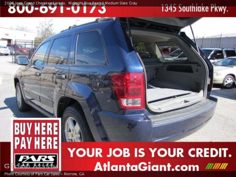 Midnight Blue Pearl / Medium Slate Gray 2006 Jeep Grand Cherokee Laredo