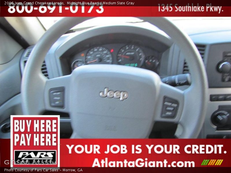 Midnight Blue Pearl / Medium Slate Gray 2006 Jeep Grand Cherokee Laredo