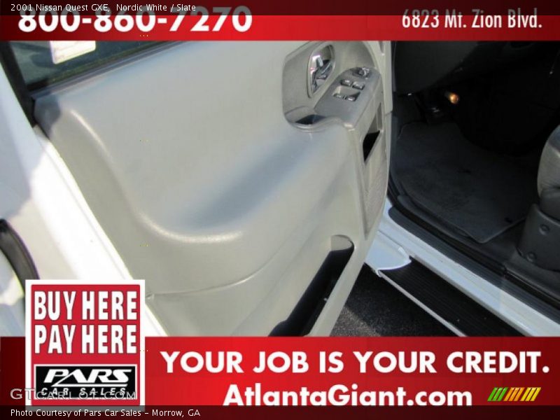 Nordic White / Slate 2001 Nissan Quest GXE