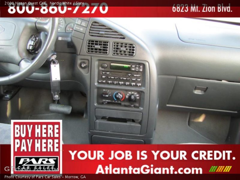 Nordic White / Slate 2001 Nissan Quest GXE