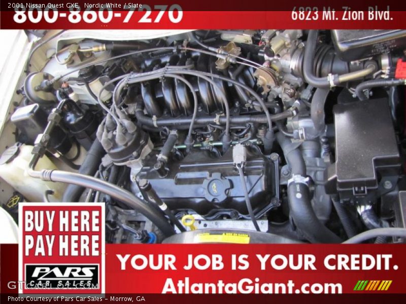 Nordic White / Slate 2001 Nissan Quest GXE