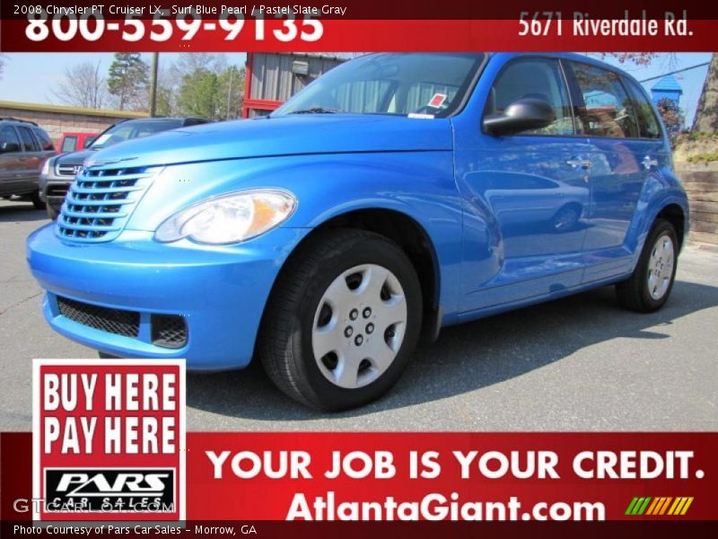 Surf Blue Pearl / Pastel Slate Gray 2008 Chrysler PT Cruiser LX