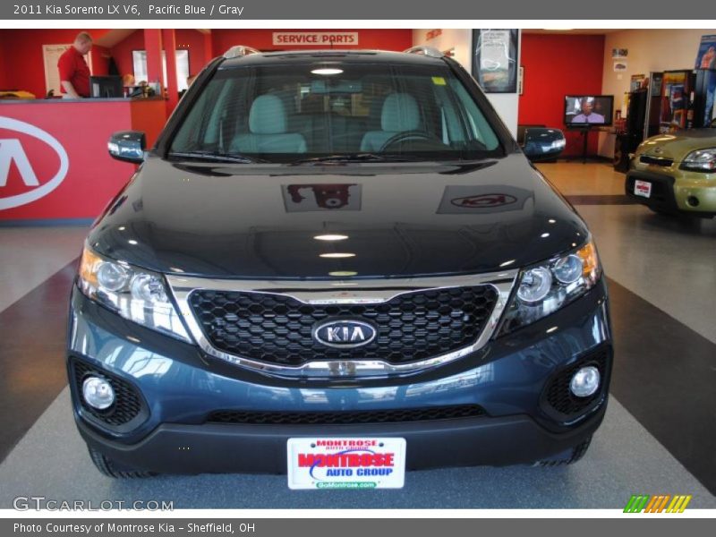 Pacific Blue / Gray 2011 Kia Sorento LX V6