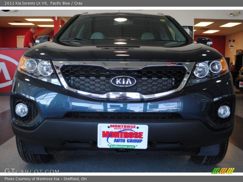 Pacific Blue / Gray 2011 Kia Sorento LX V6