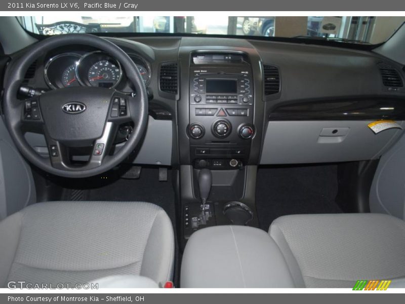Pacific Blue / Gray 2011 Kia Sorento LX V6