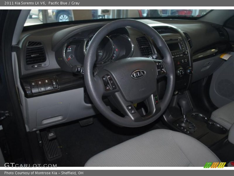 Pacific Blue / Gray 2011 Kia Sorento LX V6