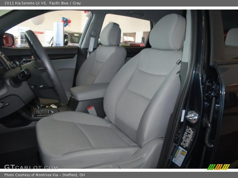 Pacific Blue / Gray 2011 Kia Sorento LX V6
