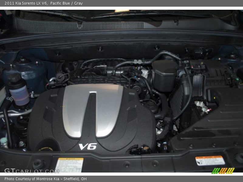 Pacific Blue / Gray 2011 Kia Sorento LX V6