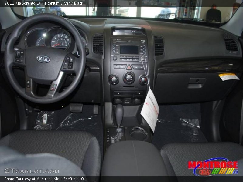 Titanium Silver / Black 2011 Kia Sorento LX