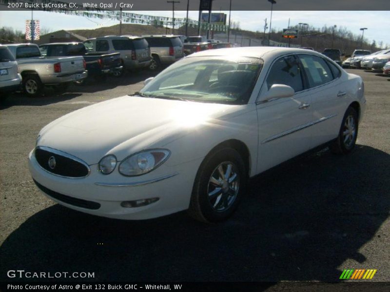 White Opal / Gray 2007 Buick LaCrosse CX
