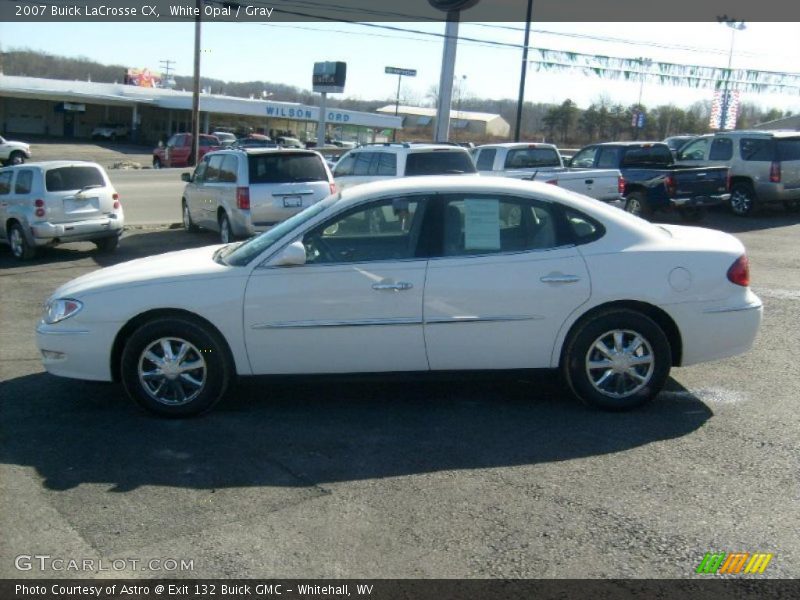White Opal / Gray 2007 Buick LaCrosse CX