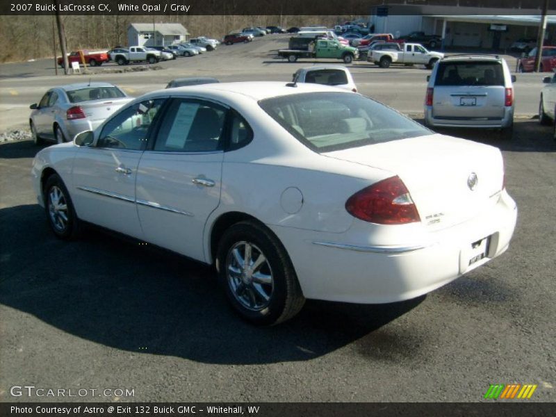 White Opal / Gray 2007 Buick LaCrosse CX
